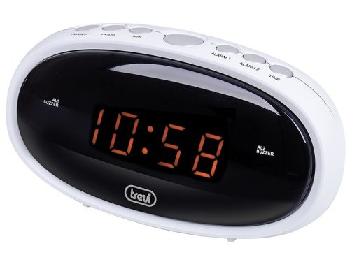 Trevi EC 880 digitális ébresztőóra (fehér) – elegancia és praktikum a mindennapokban (0088001)