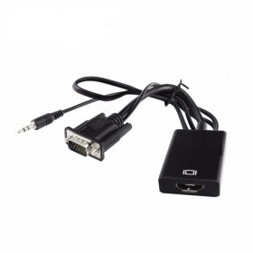   HCT 028-018 VGA - Hdmi konverter tv átalakító adapter aktív + hang