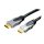 HCT 028-134 HDMI-HDMI kábel, aranyozott, 2 m, 2.0