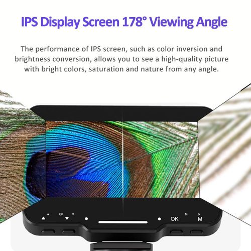 HCT 028-160 Hordozható LCD digitális mikroszkóp 500-1000 nagyítás