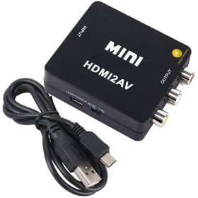   HCT 028-161 HDMI/RCA konverter 1 x HDMI alj - 3 x RCA alj, fekete