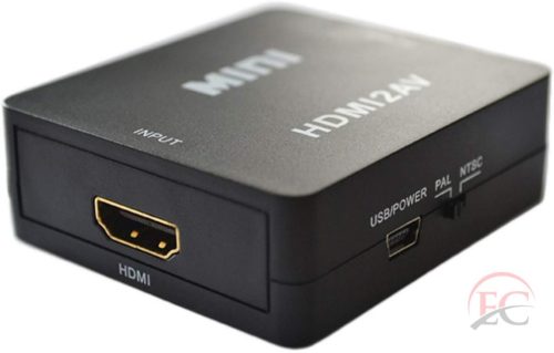 HCT 028-161 HDMI/RCA konverter 1 x HDMI alj - 3 x RCA alj, fekete