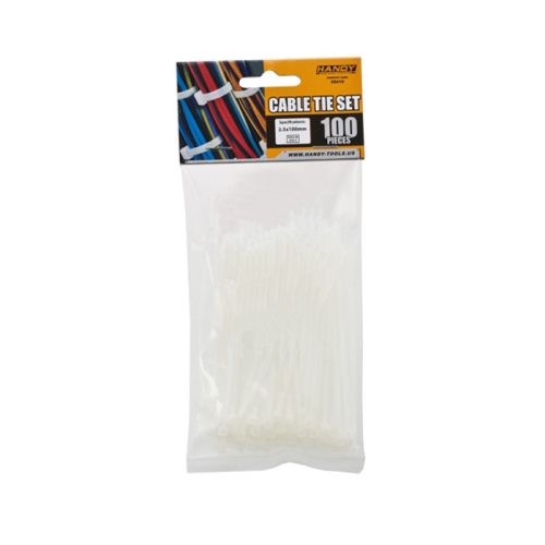 Handy 05410 Kábelkötegelő 100x2,5 mm trans. (100 db)