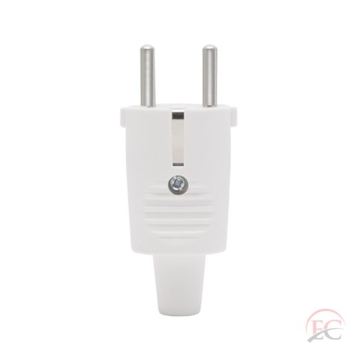 Delight 05938WH Földelt dugvilla, fehér szín