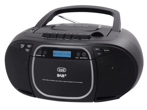 Trevi CMP 576 DAB hordozható boombox CD-vel, USB-vel, kazettával és DAB+ rádióval (0CM57600)
