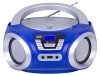 Trevi CMP 544 BT Hordozható Boombox, Bluetooth-tal, FM rádióval, USB és AUX bemenettel kék színben