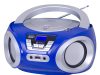 Trevi CMP 544 BT Hordozható Boombox, Bluetooth-tal, FM rádióval, USB és AUX bemenettel kék színben