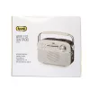 Trevi RA 7F50 BT Hordozható vintage napelemes rádió, Bluetooth-tal, USB és SD kártya bemenettel krémfehér színben 
