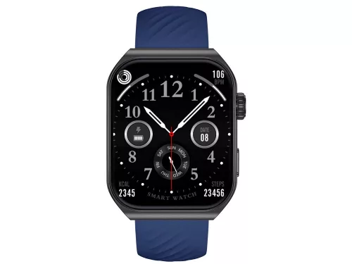 Trevi T-FIT 400 C okosóra 1.96” AMOLED ívelt kijelző, hívásfunkció, IP67, fekete