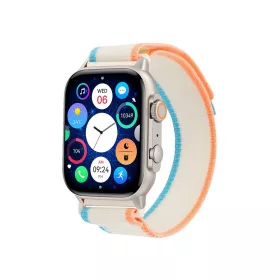   Trevi T-FIT 430 A okosóra 1.95" AMOLED kijelzővel, híváskezeléssel, egészségfigyeléssel, IP68, ezüst szín