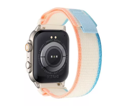 Trevi T-FIT 430 A okosóra 1.95" AMOLED kijelzővel, híváskezeléssel, egészségfigyeléssel, IP68, ezüst szín
