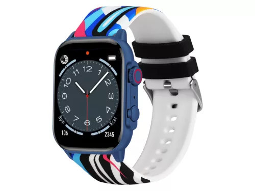 Trevi T-FIT 458 A okosóra 1.95" AMOLED kijelzővel, vezeték nélküli híváskezeléssel, egészségfigyeléssel, 3 szíjjal