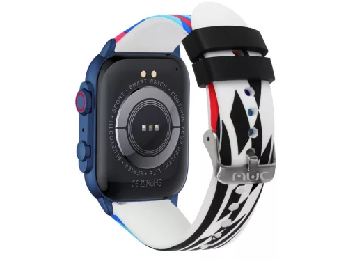 Trevi T-FIT 458 A okosóra 1.95" AMOLED kijelzővel, vezeték nélküli híváskezeléssel, egészségfigyeléssel, 3 szíjjal
