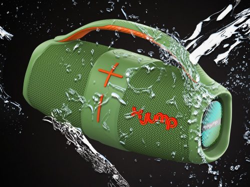 XJUMP   XJ 120 Vezeték nélküli, hordozható hangszóró, zöld színben - Merülj el a lenyűgöző hangzás világában!
