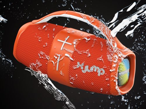 XJUMP  XJ 120 Vezeték nélküli, hordozható hangszóró, narancssárga színben - Merülj el a lenyűgöző hangzás világában!