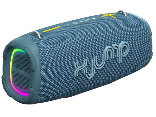 XJUMP XJ 200 BLUE IPX5 vízállóságú, hordozható hangszóró, 90W-os zenei teljesítménnyel, kék