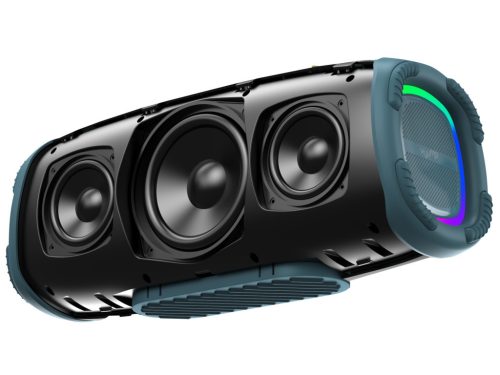 XJUMP XJ 200 GRAY IPX5 vízállóságú, hordozható hangszóró, 90W-os zenei teljesítménnyel, szürke színben