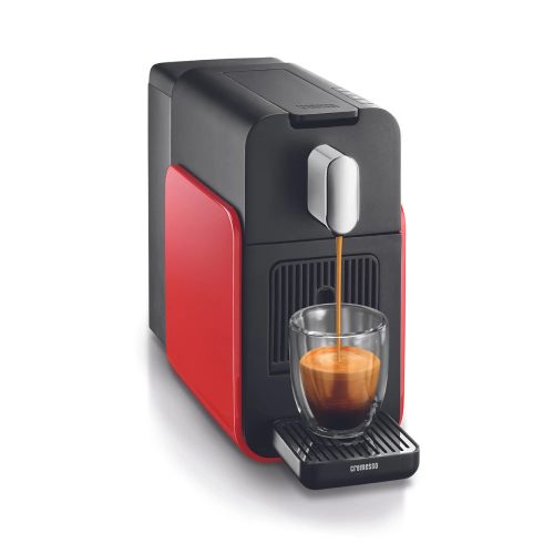 CREMESSO 10196302 Brava Glossy Red Kapszulás kávéfőző, 19 bar, 3 programozható gomb