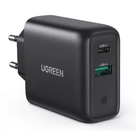 UGREEN CD170, Fali töltő USB QC3.0, USB-C PD, 36W (fekete)