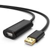 UGREEN US121 USB 2.0 hosszabbító kábel 25m fekete, 10325