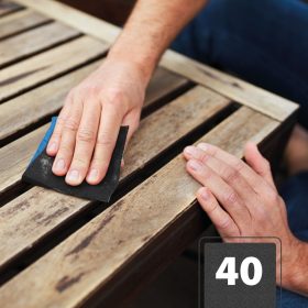   Handy 10439-040 Csiszolóvászon - 40-es - kék - 230 x 280 mm - 5 db / csomag