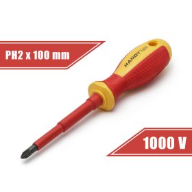   Handy 10569 Csavarhúzó - PH2 x 6 x 100 mm - 1000V-ig szigetelt