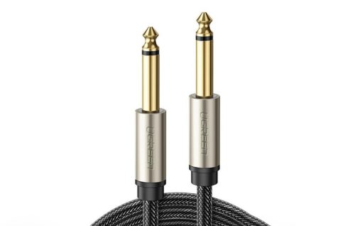 UGREEN AV128 6,35 mm - 1 m Jack kábel, szürke 10636