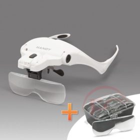   Handy 10792 Nagyítos fejpánt Led világítással + lencse szett