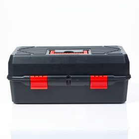   Handy 10986 Kinyitható tálcás szerszámosláda - műanyag - 250 x 495 x 230 mm