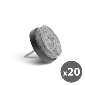   Family 11113 Bútor filcpárna szett (szeges) - 20 db / csomag - szürke