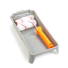   Handy 11180F Festőhenger szett - 2 x 12 mm poliészter + nyél, tálca - 100 mm