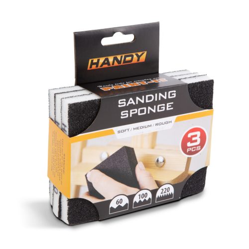 Handy 11190B Csiszolószivacs szett - 125 x 100 x 12 mm - 3 db / csomag