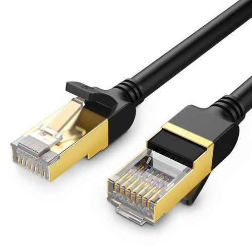 Ugreen 11272 Ethernet patchcord kábel RJ45 Cat 7 STP LAN 10Gbps 8m fekete