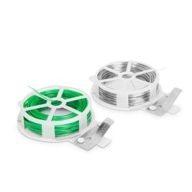   Garden of Eden 11315 Kötöző/vágó fémhuzal tekercs szett vágókéssel - 2 x 20 m