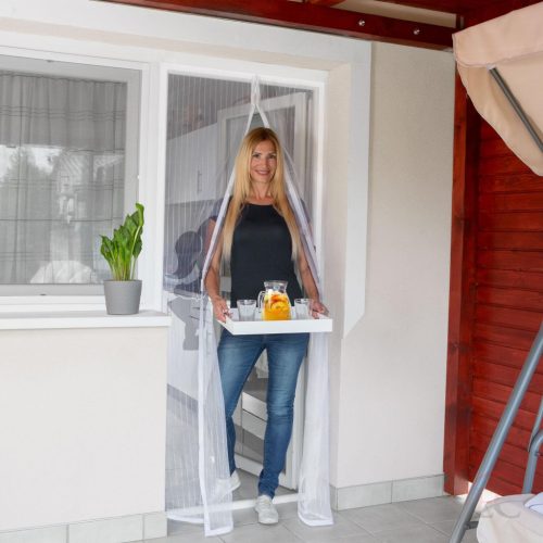 Garden of Eden 11398F Szúnyogháló függöny ajtóra, 100 x 210 cm