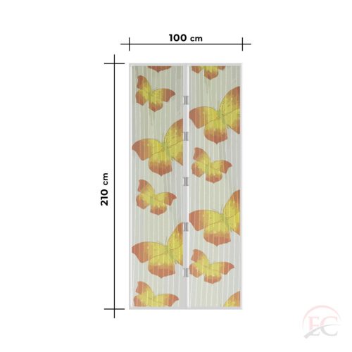 Delight 11398L Szúnyogháló függöny ajtóra, 100 x 210 cm