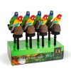 Garden of Eden Leszúrható szolár dekoráció - papagáj - 1 melegfehér LED - 8 x 60 x 41 cm, 11426H