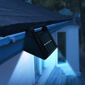   Garden of Eden 11443 Szolár ereszcsatorna fény - 6 hidegfehér SMD LED - fekete