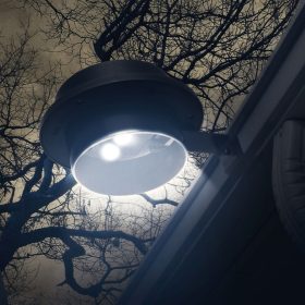   Garden of Eden Szolár ereszcsatorna / kerítés fény 3 LED-del - fekete, 11445BK