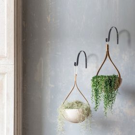   Garden of Eden 11481 Virágcserép / kaspó akasztó - festett fém - max 4,5 kg - 15 cm