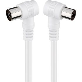 Goobay 11520 Koax kábel szerelt 90 fokos, 1,5m