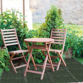   Garden of Eden 11529 Kerti járólap - műanyag rács - fekete - 29 x 29 x 1,5 cm - 4 db / csomag