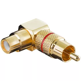 Goobay 11591 RCA fém toldó, átalakító 90°-os