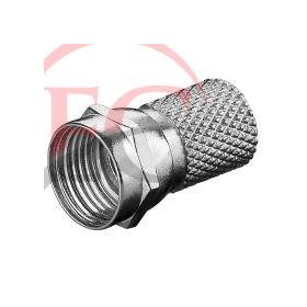 Goobay 11623 Antenna F csatlakozó,  cink-nikkel