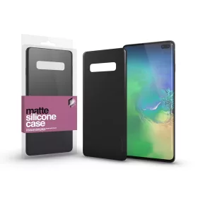   XPRO™ Szilikon matte tok ultravékony fekete Samsung Galaxy S10+ készülékhez