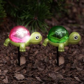   Garden of Eden 11751B Leszúrható szolár - teknősbéka - fehér LED - 10 x 6 x 15 cm