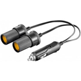   Goobay 11766 Szivargyújtó csatlakozó aljzat elosztó, 0,2 m