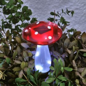   Garden of Eden 11775 Leszúrható szolár gomba - 23,5 cm - 10 hidegfehér LED