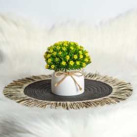   11894 Műnövény dekoráció - apró virág - 3 féle - 18 x 8,5 cm