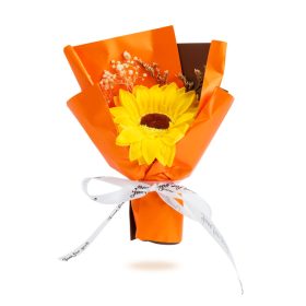   11978A Műnövény dekoráció - napraforgó - 17 x 11 x 3 cm